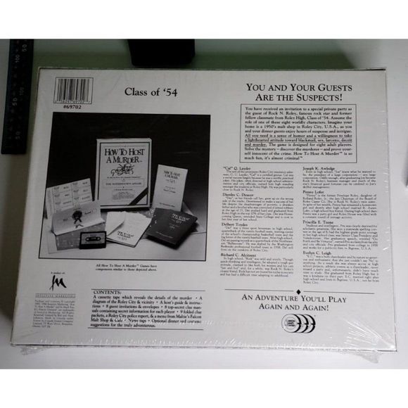 How To Host A Murder: Class Of  54  Complete Game Murder Mystery Unopene… - Picture 2 of 2